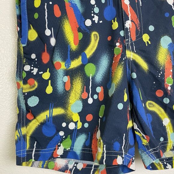 Aussiebum Boardshorts Blue Multicolor Colorful Splatter Beach Swim Mens Medium - Picture 5 of 10